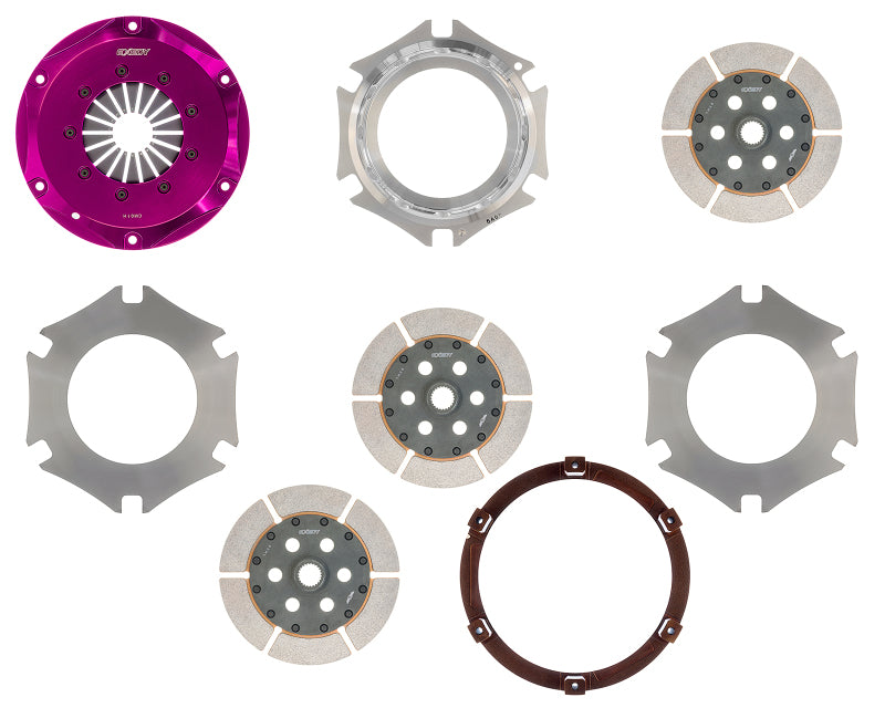 Load image into Gallery viewer, Exedy Universal Builder Series Triple Metallic Clutch Does NOT Incl FW Req. Custom Clutch Actuation

