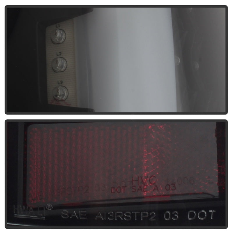 Load image into Gallery viewer, xTune 05-15 Toyota Tacoma (Excl LED Tail Lights) LED Tail Lights - Blk Smk (ALT-ON-TT05-LBLED-BSM)
