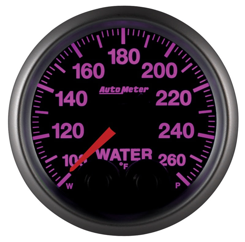 Load image into Gallery viewer, Autometer Elite 52mm 100-260 Degress F Water Temperature Peak and Warn Gauge w/ Electonic Control
