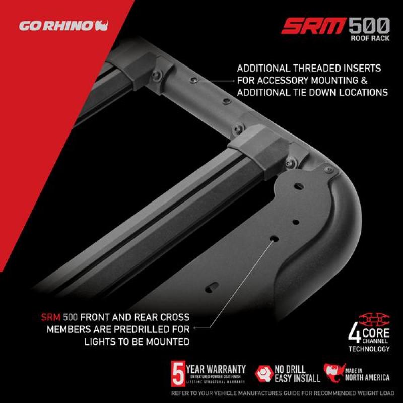 Load image into Gallery viewer, Go Rhino SRM 500 Roof Rack - 55in

