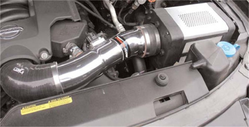 Load image into Gallery viewer, Injen 04-10 QX56 / 04-12 Amada/Titan V8 5.6L w/Power Box Wrinkle Black Power-Flow Air Intake System
