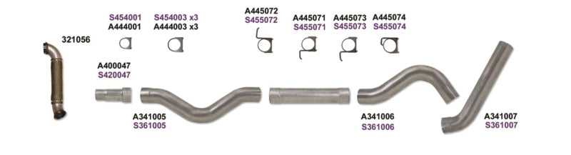 Load image into Gallery viewer, Diamond Eye KIT 5in Catback MRP Single w/ TDP SS 06-07 Chevy/GMC 6.6L Duramax 2500/3500
