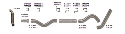 Diamond Eye KIT 5in Catback MRP Single w/ TDP SS 06-07 Chevy/GMC 6.6L Duramax 2500/3500