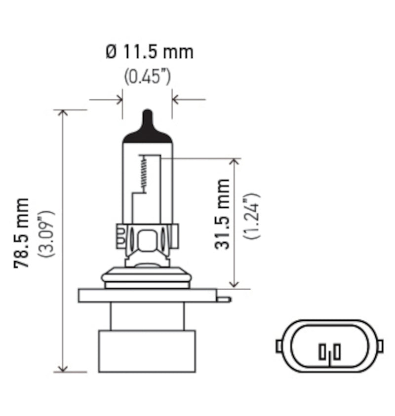 Load image into Gallery viewer, Hella Bulb 9006XS/HB4A 12V 55W P22d T4
