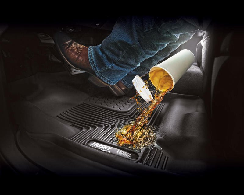 Load image into Gallery viewer, Husky Liners 2019 RAM 1500 Crew Cab/Quad Cab X-Act Contour Black Front Floor Liners
