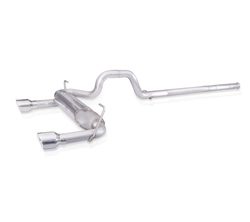 Load image into Gallery viewer, Stainless Works 2018+ Jeep Wrangler JL 304SS Factory Connect 2.5in Cat Back Exhaust System
