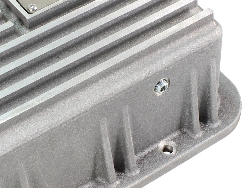 Load image into Gallery viewer, aFe Transmission Pan (Raw); Ford Trucks 93-08 AODE/4R70W
