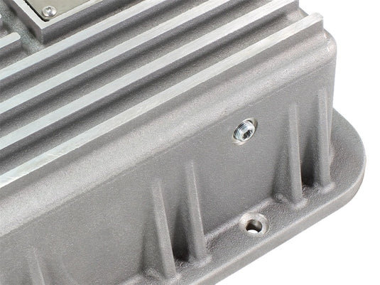 aFe Transmission Pan (Raw); Ford Trucks 93-08 AODE/4R70W