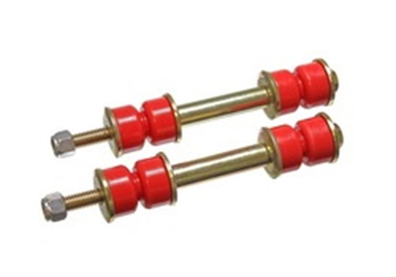 Load image into Gallery viewer, Energy Suspension Universal 2-3/8 Inch Red Front/Rear Sway Bar Fixed Length End Links w/ Hardware
