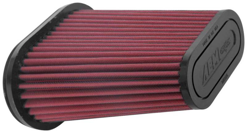 Load image into Gallery viewer, AEM 7.5in L x 4.5in W Base 5.5in L x 2.5in W Top 9in Height Dryflow Air Filter
