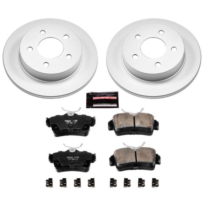 Load image into Gallery viewer, Power Stop 94-04 Ford Mustang Rear Z17 Evolution Geomet Coated Brake Kit
