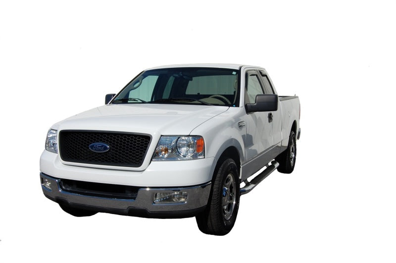 Load image into Gallery viewer, AVS 04-14 Ford F-150 Supercab Ventvisor In-Channel Front &amp; Rear Window Deflectors 4pc - Smoke

