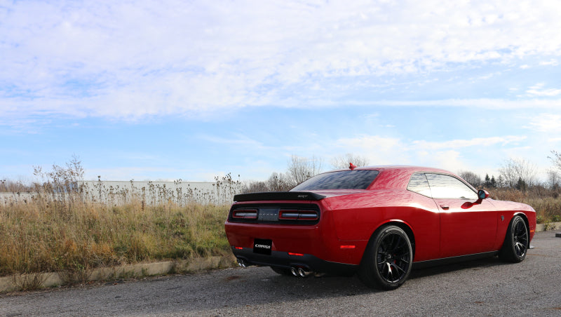 Load image into Gallery viewer, Corsa 2015-2023 Dodge Challenger Hellcat Dual Rear Exit Extreme Exhaust w/ 3.5in Polished Tips
