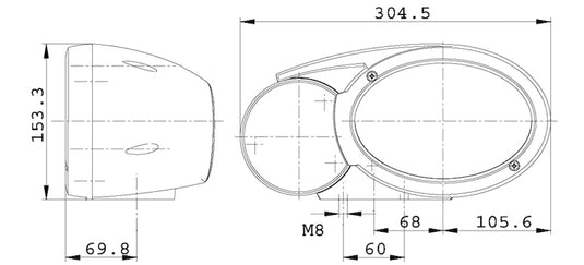 Hella Headlamp Es/Us Fapo Bl Li 0Grm8 Mg 1Eb