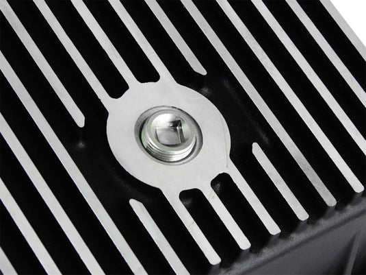 aFe Transmission Pan (Black); Ford Trucks 94-08 AODE