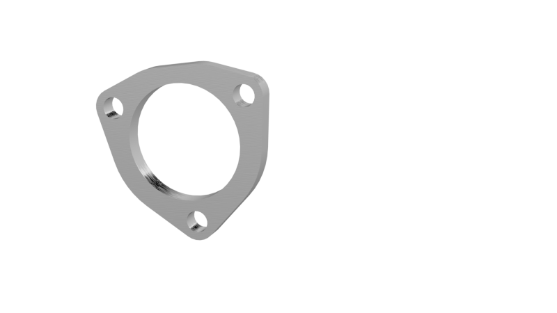 Load image into Gallery viewer, QTP 2.5in Weld-On QTEC 3 Bolt Flange
