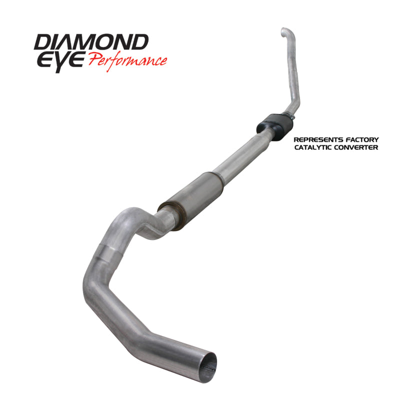 Load image into Gallery viewer, Diamond Eye KIT 5in Turbo Back SGL AL: 94-97 FORD 7.3L F250/F350 PWRSTROKE NFS W/ CARB EQUIV STDS
