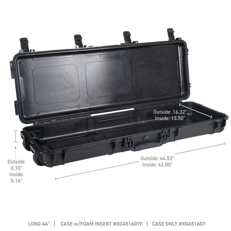 Load image into Gallery viewer, Go Rhino XVenture Gear Hard Case - Long 44in. / Lockable / IP67 / Automatic Air Valve - Tex. Black
