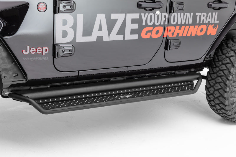 Load image into Gallery viewer, Go Rhino Dominator Extreme D1 Side Steps - Tex Blk - 68in
