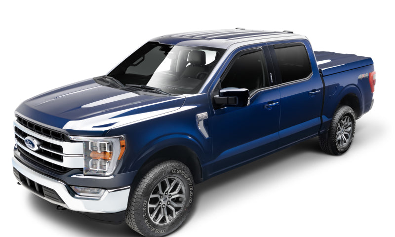 Load image into Gallery viewer, AVS 15-18 Ford F-150 Supercrew Ventvisor In-Channel Front &amp; Rear Window Deflectors 4pc - Smoke
