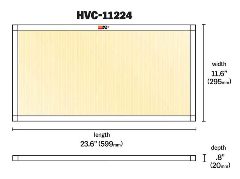 Load image into Gallery viewer, K&amp;N HVAC Filter - 12 x 24 x 1
