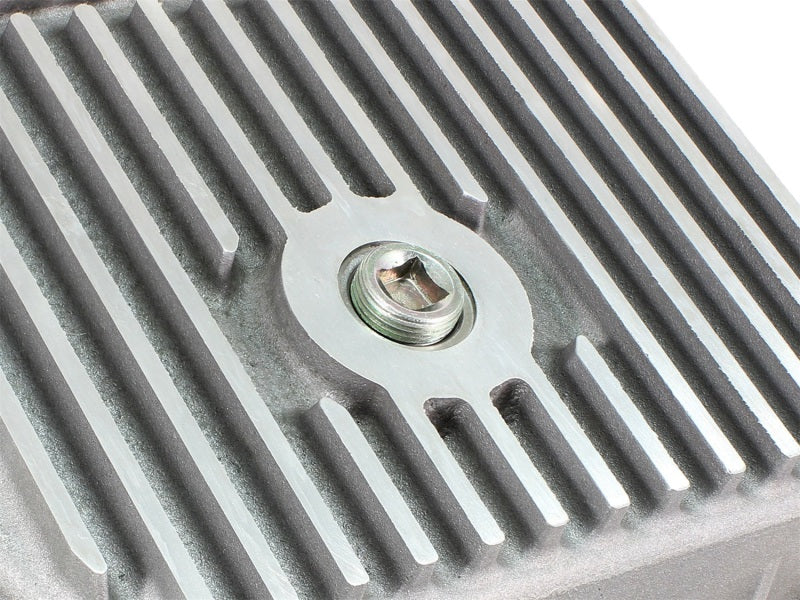 Load image into Gallery viewer, aFe Transmission Pan (Raw); Ford Trucks 93-08 AODE/4R70W

