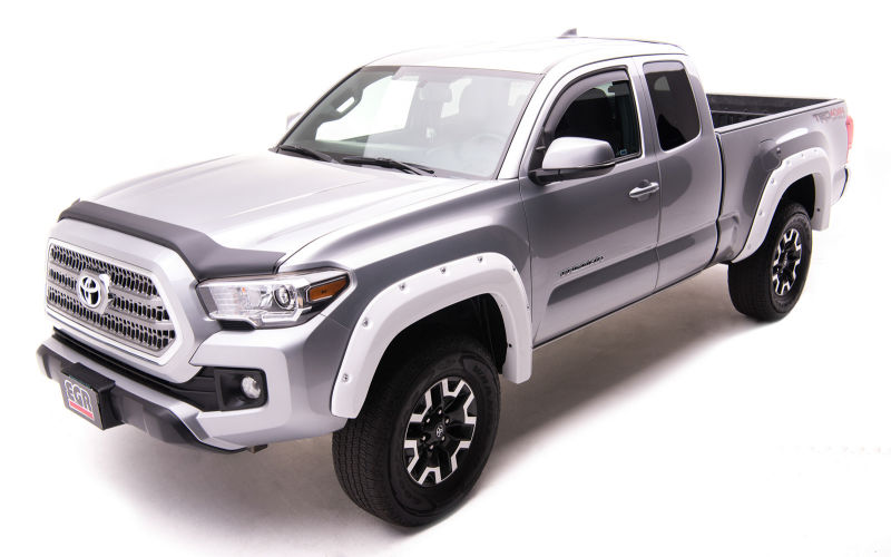 Load image into Gallery viewer, EGR 16+ Toyota Tacoma w/Mudflap Bolt-On Look Color Match Fender Flares - Set - Super White
