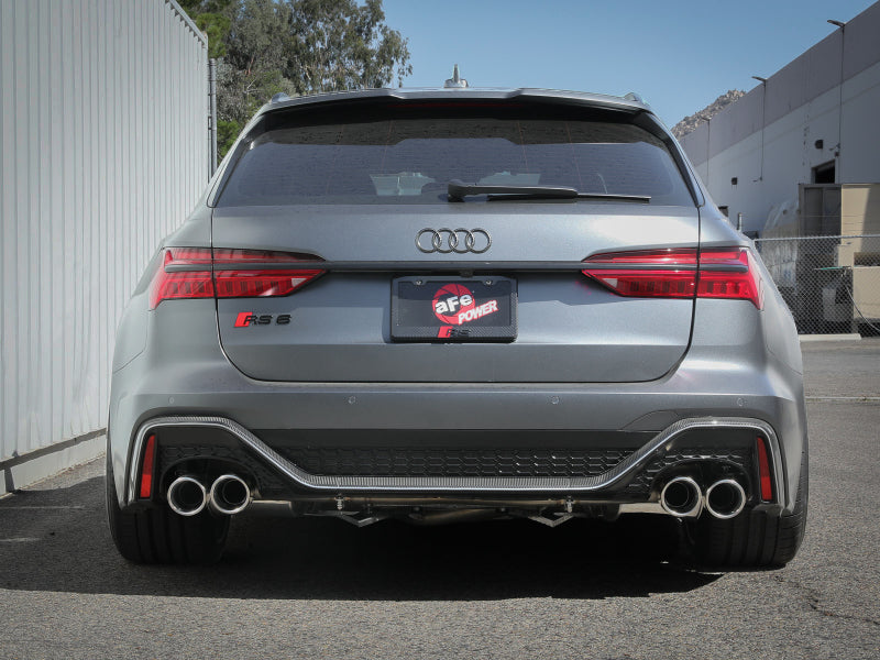 Load image into Gallery viewer, aFe 20-22 Audi RS6 Avant V8 4L(tt) MACH Force-Xp 3in to 2.5in 304 SS Cat-Back Exhaust w/Polished Tip
