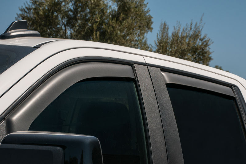 Load image into Gallery viewer, EGR 2019 Chevy 1500 Crew Cab In-Channel Window Visors - Dark Smoke
