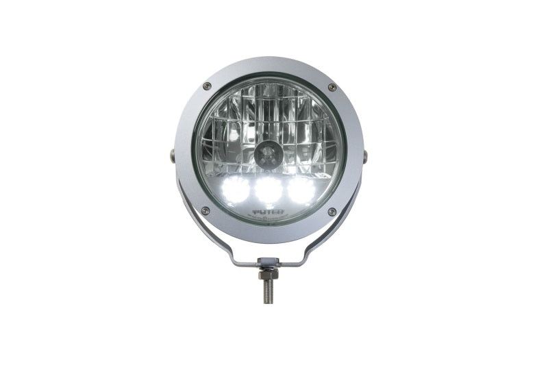 Load image into Gallery viewer, Putco HID Lamp w/3 LED DayTime Running Lights - 6in Silver Housing w/ Clear Lens HID Off Road Lamps
