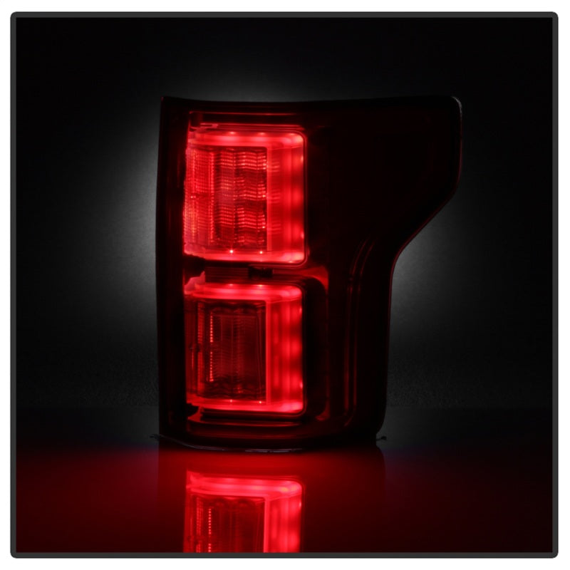 Load image into Gallery viewer, Spyder 18-19 Ford F-150 (w/o Blind Spot Sensor) LED Tail Lights - Red Clear (ALT-YD-FF15018-LED-RC)
