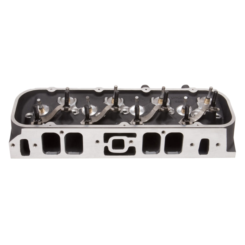 Load image into Gallery viewer, Edelbrock Single Marine BBC Rect Port Head w/ Valves
