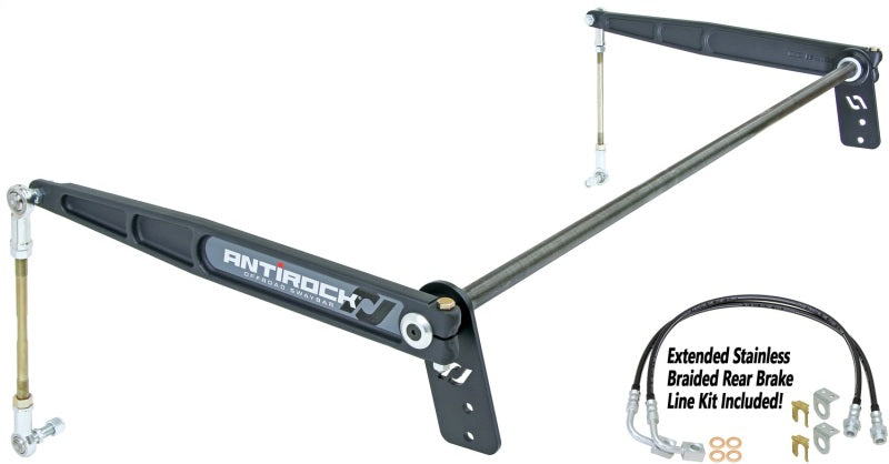 Load image into Gallery viewer, RockJock JK 2D Antirock Sway Bar Kit Rear Bolt-On Forged Arms
