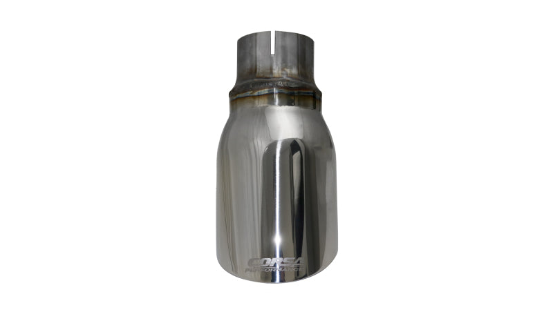 Load image into Gallery viewer, Corsa Single Universal 2.5in Inlet / 4in Outlet Polished Pro-Series Tip Kit
