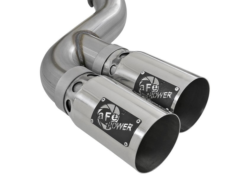 Load image into Gallery viewer, aFe Power 15-16 Ford F250/F350 6.7L Diesel Rebel XD 4in 409 SS DPF-Back Exhaust System - Pol Tips
