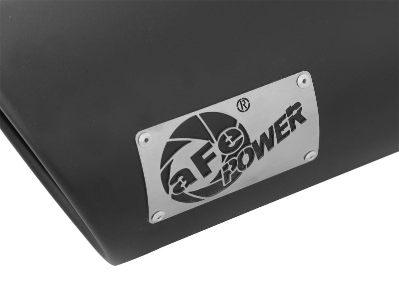 Load image into Gallery viewer, aFe POWER MACH Force-Xp 5in 304 Stainless Steel Exhaust Tip 5In x 7Out x15Lin Bolt-On Right-Blk
