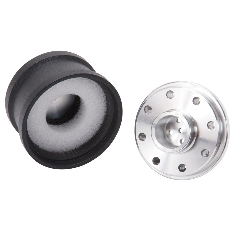 Load image into Gallery viewer, Edelbrock Billet Aluminum Breather w/ Black Powder Coat Finish
