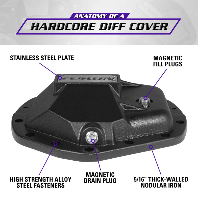 Load image into Gallery viewer, Yukon Gear Hardcore Diff Cover for 11.5in &amp; 11.8in GM Dodge Ram
