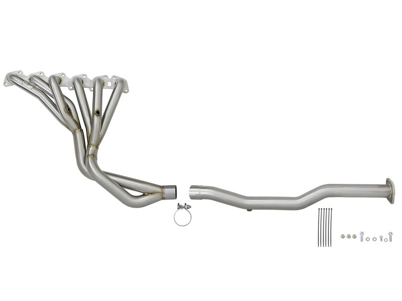 Load image into Gallery viewer, aFe Power Twisted Steel Long Tube Header &amp; Connection Pipes 01-16 Nissan Patrol (Y61) V8-4.8L
