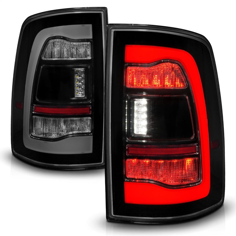 Load image into Gallery viewer, ANZO 09-18 Dodge Ram 1500 Sequential LED Taillights Smoke Black
