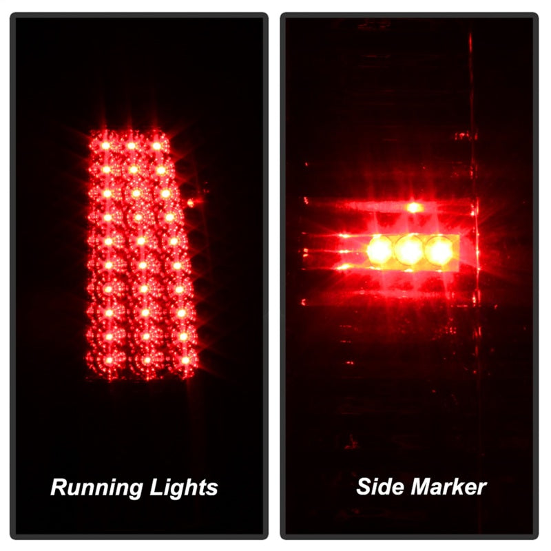 Load image into Gallery viewer, xTune Chevy Silverado 1500/2500/3500 03-06 LED Tail Lights Red Clear ALT-ON-CS03-LED-RC
