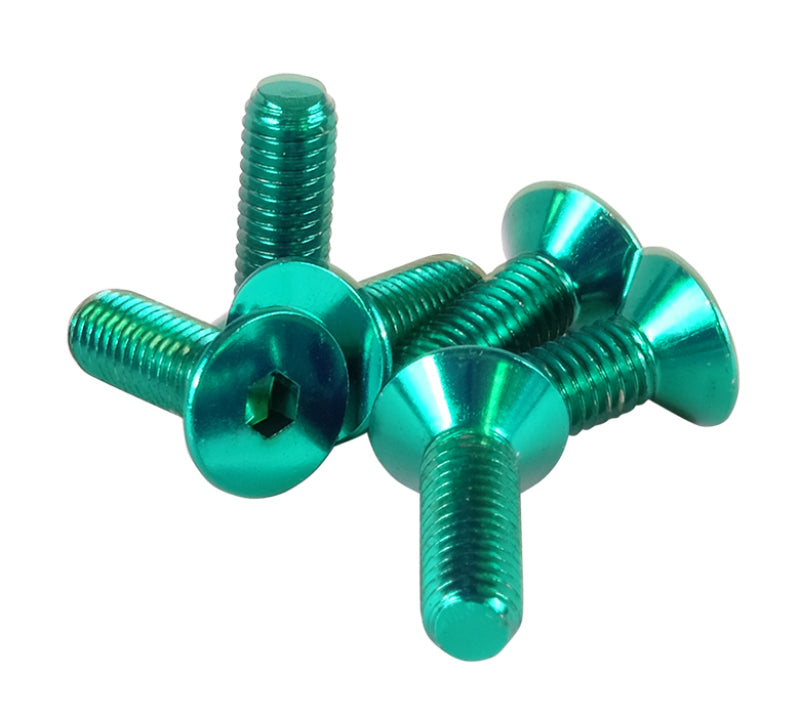 Load image into Gallery viewer, NRG Steering Wheel Screw Upgrade Kit (Conical) - Green
