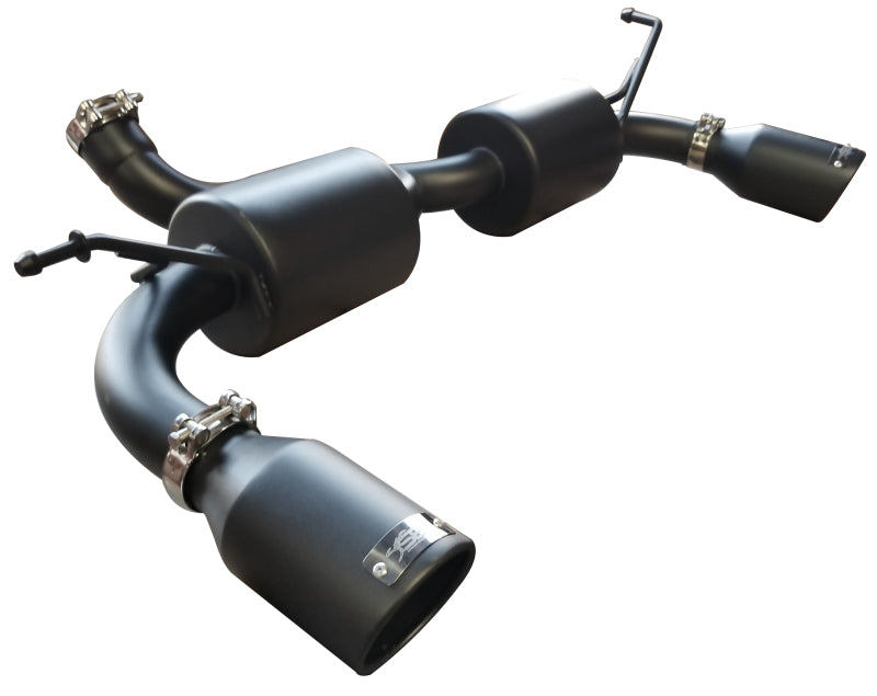 Load image into Gallery viewer, Injen 07-17 Jeep Wrangler JK 3.6L/3.8L 63mm Stealth Black Axle-back Exhaust w/ 4in Black Tips
