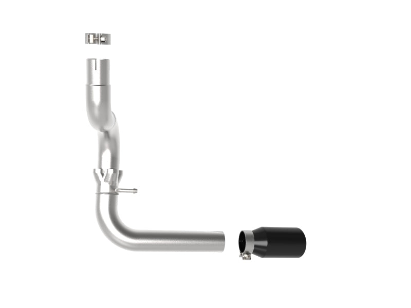 Load image into Gallery viewer, aFe 20-21 Jeep Wrangler Large Bore-HD 3in 304 Stainless Steel DPF-Back Exhaust System - Black Tip
