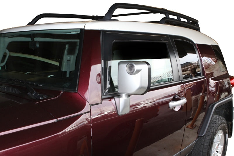 Load image into Gallery viewer, AVS 07-14 Toyota FJ Cruiser Ventvisor Outside Mount Window Deflectors 2pc - Smoke
