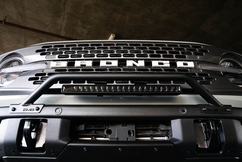 Load image into Gallery viewer, DV8 Offroad 2021-2022 Ford Bronco (Not For Factory Plastic Bumper) Factory Bumper Bull Bar - Black
