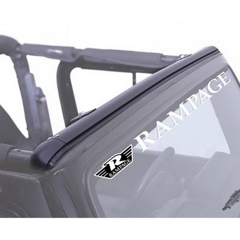 Load image into Gallery viewer, Rampage 1997-2006 Jeep Wrangler(TJ) Windshield Channel - Black
