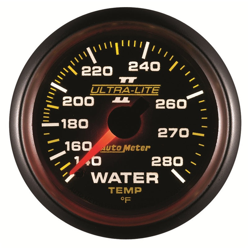 Load image into Gallery viewer, Autometer Ultra-Lite II 52mm 140-280 Deg F Mechanical Water Temp Gauge
