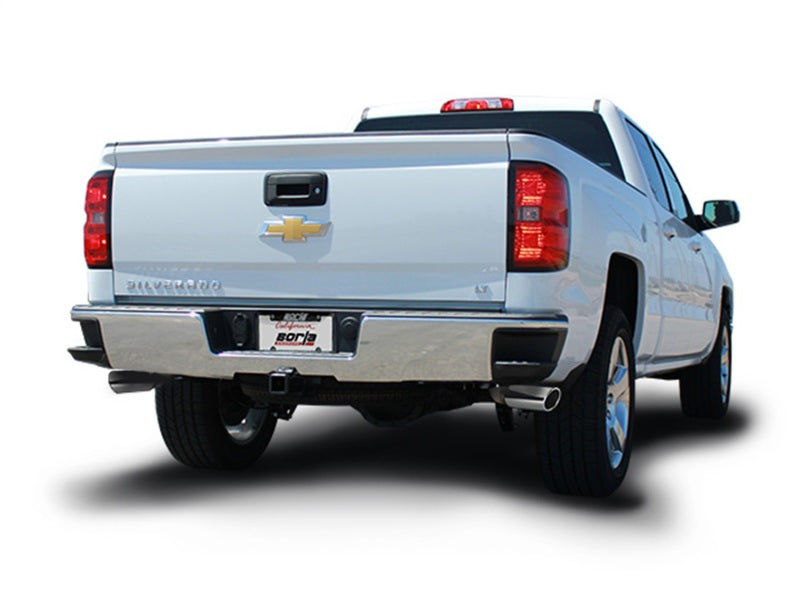 Load image into Gallery viewer, Borla 14 Silv/Sierra C/B Exhaust S-Type 1500 5.3L V8 AT/MT 2&amp;4WD Ext Cab Split Side Exit
