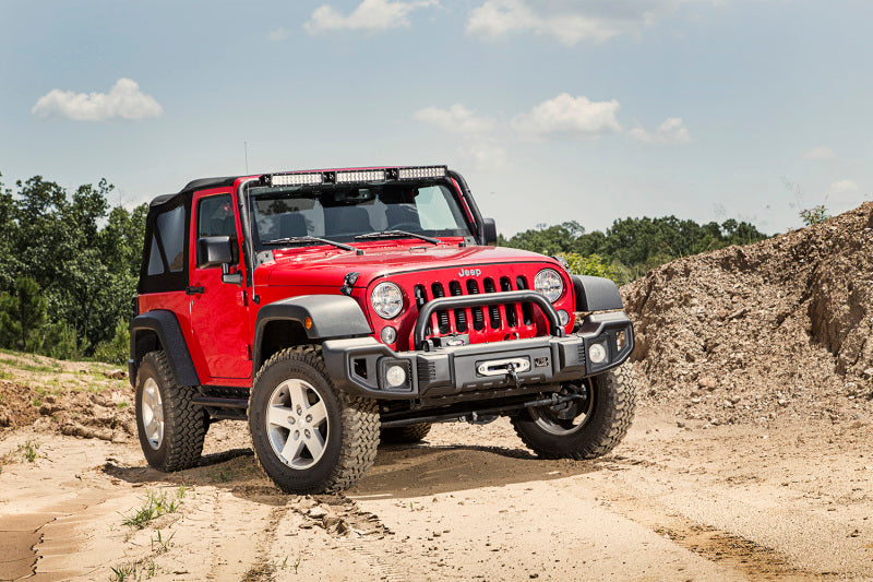 Load image into Gallery viewer, Rugged Ridge Overrider Satin Black 07-18 Jeep Wrangler
